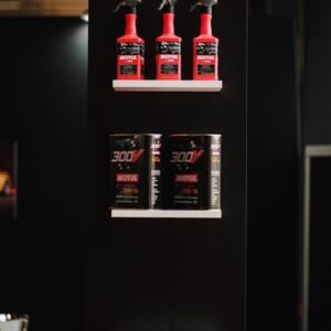 black and red fire extinguisher